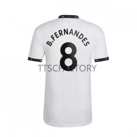 Koszulka Manchester United Bruno Fernandes 8 Wyjazdowe Stroje Piłkarskie 2022/23 Krótki Rękaw